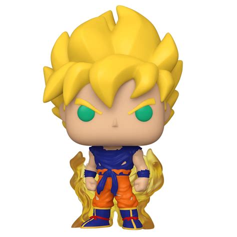 Funko, Dragon Ball Z Glow-in-The-Dark Super Saiyan Goku Pop!