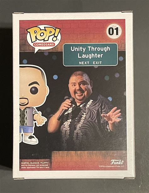 Funko Pop! Comedians 01 Gabriel "Fluffy" Iglesias Signed Fluffy