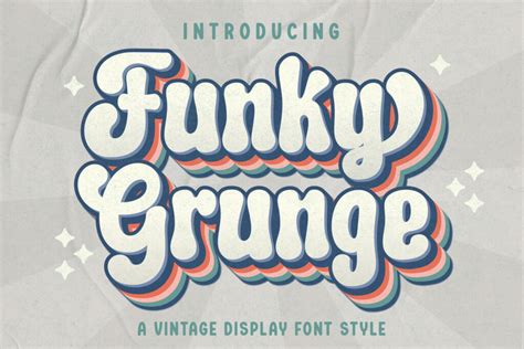 Funky Grunge Font Download MerchArts