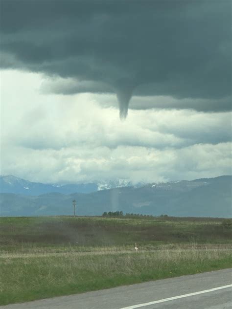 Funnel cloud in the Mission Valley
