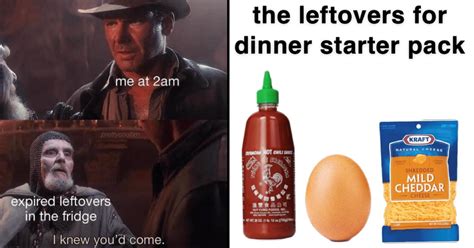 Funniest Memes About Leftovers for Anyone Raiding the Fridge