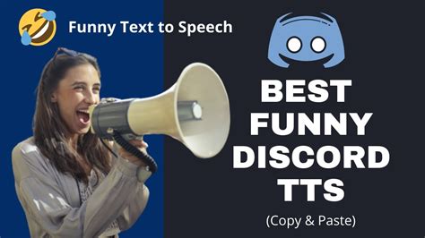 Funniest discord tts. 2,857 views. 18. Best Funny Discord TTS (Text to Speech) - Effect and SongToday in this video I am sharing top 8 funny discord TTS that will definitely make you laugh and wil... 