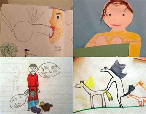 Funny Childrens Drawings