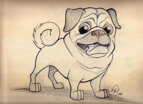 Funny Drawing Of Dog