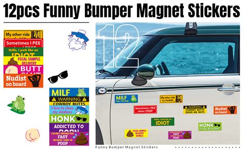 Funny Magnetic Bumper Sticker