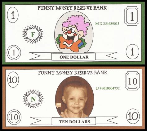 Funny Money Printable