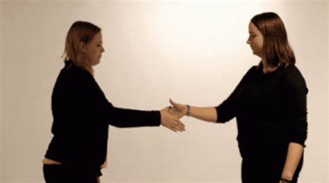 Funny Salute Handshake GIF GIFDB.com