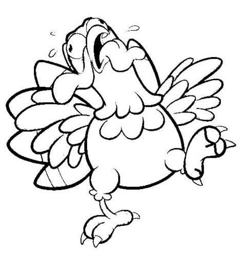 Funny Turkey Coloring