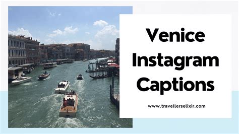 Funny Venice Instagram Captions