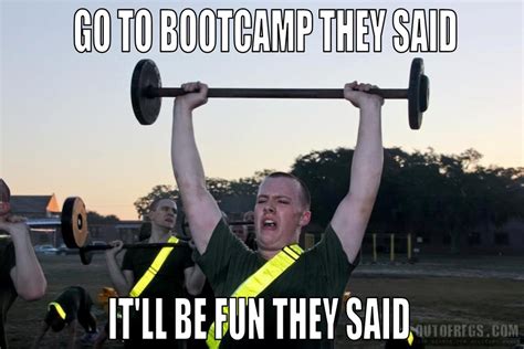 Boot camp and basic training are high stress envi