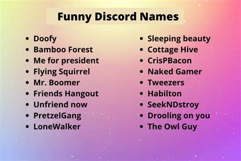 Funny discord names generator.  Find and create usernames for Discord, TikTo...