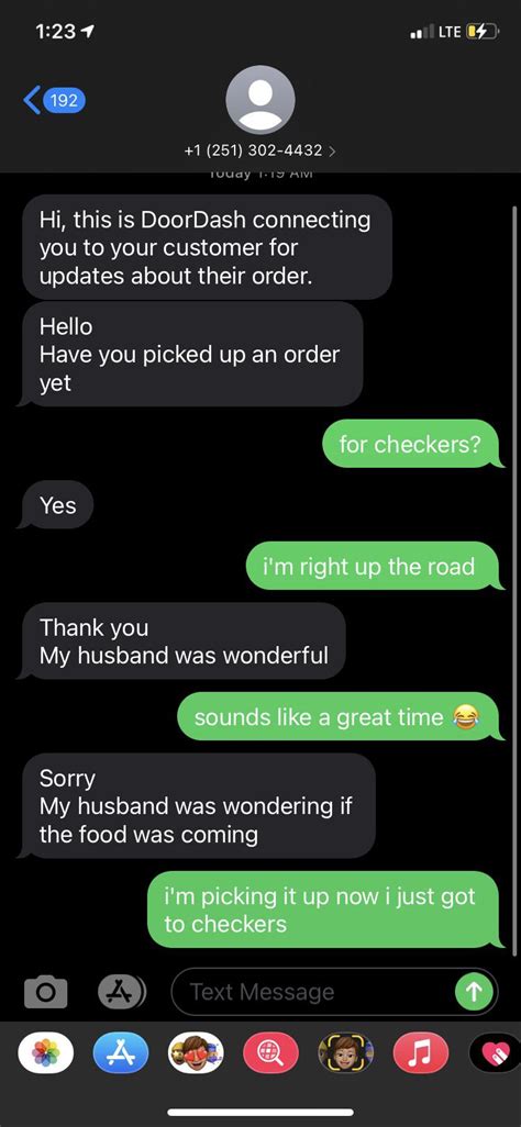 Funny doordash texts. FUNNIEST DoorDash Texts 😄| Part 2Part 1: https://www.youtube.com/shorts/36JMFRCjseMI hope you enjoyed the video, make sure to like and subscribe! 