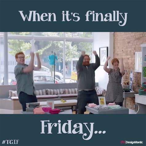Funny friday gif work. Find the GIFs, Clips, and Stickers that make your conversations more positive, more expressive, and more you. GIPHY is the platform that animates your world. Find the GIFs, Clips, and Stickers that make your conversations more positive, more expressive, and more you. ... friday work 36 GIFs. Sort. Filter. GIPHY Clips. GIFs. Stickers. 