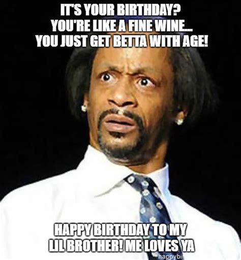 Funny little brother birthday memes. We've got 40 crazy funny birthday wishes for brothers here that will surely bring a smile to his face on this very special occasion. So go ahead: tap into your wacky side and give him one of these heart-filled sayings! Contents [ hide] 1 Funny Birthday Messages for your Brother 2 Happy Birthday Brother memes 3 Funny Birthday Poem for a Brother 