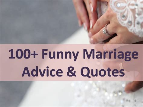 Funny marriage advice. Feb 26, 2021 · Time to embrace the humorous side of lifelong companionship with these funny marriage memes. Dive deeper into the amusing side of marriage with these funny marriage quotes and funny wedding photos ... 