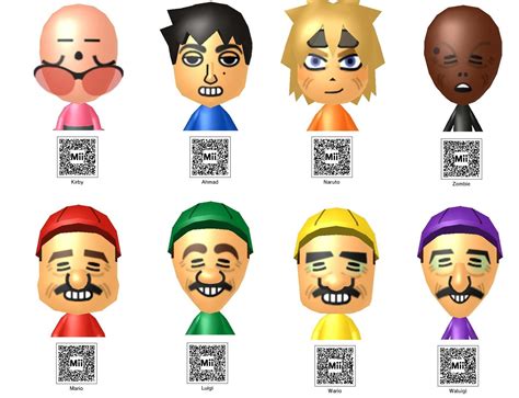 Funny miis. The Mii Library is a site documenting every single Mii to have ever been used in an official capacity, by HEYimHeroic using Google Sites. Every Mii will have images of their face and full body, and a QR code image to be scanned into Mii Maker or other Mii QR code-supporting app. There are currently an estimated amount of around 4 ,000 Miis ... 