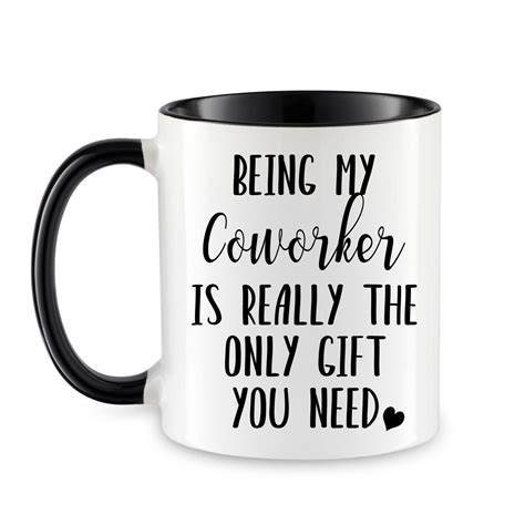 Funny mug for coworker. Item details. Lighten up your workday with a touch of humour! This funny mug proudly declares, "The Best Coworker Gave Me This Mug," making it … 