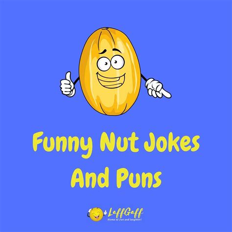 Apr 23, 2021 · 45+ Nut Puns & Jokes To Crack Open With Your Friends. Funny nut puns and jokes don’t have to be dirty. In fact, most of them can be told to your grandparents! And there’s never been a better time in human history to share them. With more and more people shunning the time-honored tradition of boiled meats and hardtack for dinner, nuts have ... . 