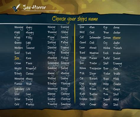 Funny sea of thieves ship names. Master. Insider. My main pet (parrot) is named Shrouded Ghost, my second parrot I've named Michiel, as a reference to Michiel de Ruyter, a famous Dutch admiral. He's my pet when I'm sailing with the admiral ship livery and cosmetics :D my undead monkey is called Jack, as a reference to pirates of the Caribbean. 