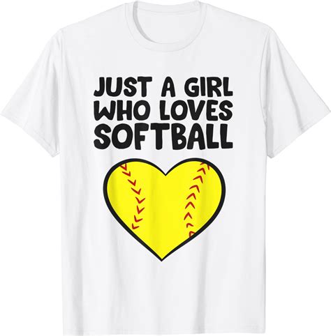 Funny Softball Sayings Pastel Color Graphic. Peace Love Softball Cute Design for Women Teen Little Girls T-Shirt. 4.5 out of 5 stars 50. ... Softball Shirts For Women Gifts Softball T Shirts Teen Girls T-Shirt. 4.7 out of 5 stars 18. $22.95 $ 22. 95. FREE delivery Mon, Aug 28 on $25 of items shipped by Amazon +3 colors/patterns.. 