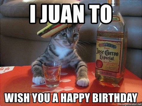 Funny spanish birthday memes. 120 Outrageously Hilarious Birthday Memes. If you’re looking for funny birthday memes for your friends and loved ones, you’re in the right place. We have over a hundred humorous greetings you can choose from if you want to make the birthday boy or girl laugh this special day. With our humongous selection, you’re sure to find a special ... 