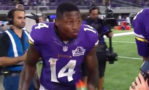 Stefon Diggs Wears Short Shorts. Stefon Diggs is now a bona fide star. Through two games, the Minnesota Vikings' second-year receiver has an NFL-best 285 yards, 182 of which he racked up in a .... 
