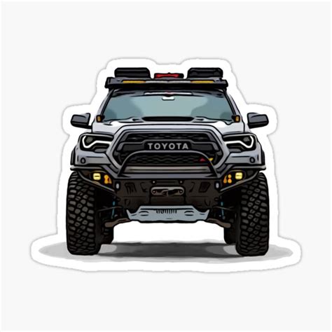 Pair TRD Sport Tacoma Toyota Racing Development Bed Side Truck D