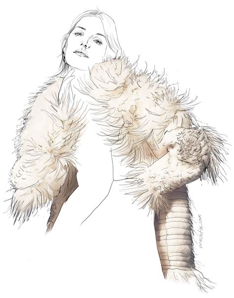 Fur Coat Drawing