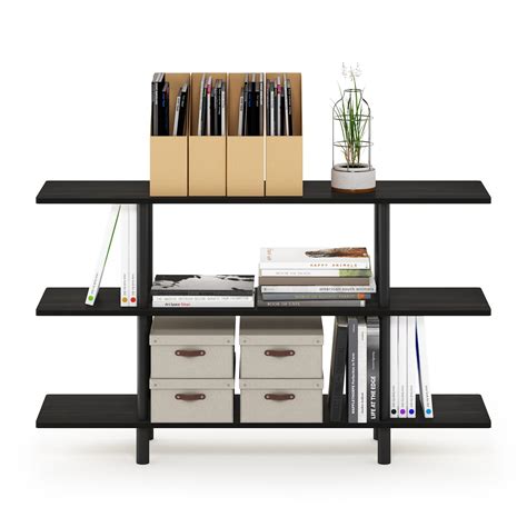 Furinno 99736 Basic 3-Tier Bookcase Storage Shelves, Columbia Walnut/Black. 27 4.1 out of 5 Stars. 27 reviews. Save with. Free shipping, arrives in 3+ days.. 