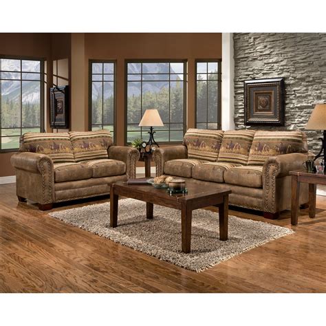 Furniture classics furniture. American Furniture Classics. Deer Valley 88 in. Width Deer Valley and Pinto Microfiber Queen Size Sofa Bed. Add to Cart. Compare $ 1013. 42 /set $ 1126.03. Save $ 112.61 (10 %) (2) American Furniture Classics. Buckskin 88 in. Round Arm 3-Seater Nailhead Trim Sofa in Brown Pinto. Add to Cart. Compare $ 1050. 27 