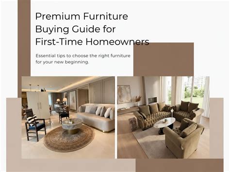 Furniture for First Time Homeowners