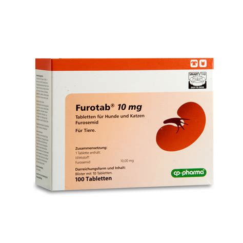 Furotab 10 mg tabletta kutyáknak és macskáknak