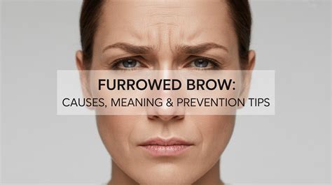 Furrowed eyebrows.  With furrowed eyebrows being a cosmetic nuisance, it sta...