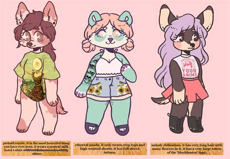 Fursona generator. This generator is a collection of names, objects, concepts, etc. that might give you inspiration for your oc! it is not limited to just furries and can be used for any species if you want, the title just makes more sense with furry in it lol. this is my first time making a generator like this so if you see any errors please contact me about ... 