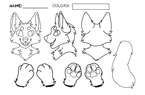 Fursona head base.  That&rsquo;s where furry art bases come in! These pr...