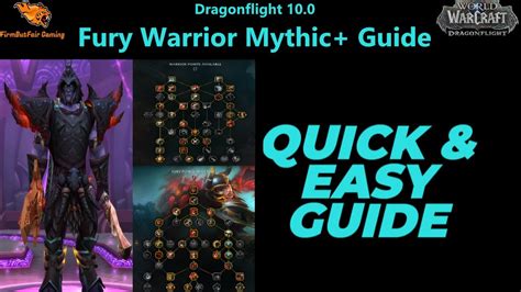 Fury warrior rotation dragonflight. May 17, 2023 ... Comments90 · 10.1 DPS Tier List: The RAID Winners · 10.1 Annihilator Fury Warrior PvP Talent Build Guide - World of Warcraft: Dragonflight Season&nbs... 