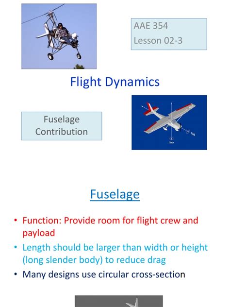 Fuselage Design Diameter Drag and Pilot Comfort Compared