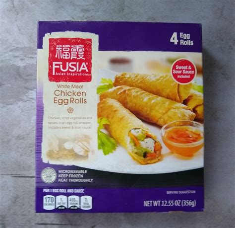 Fusia Asian Inspirations Chicken Egg Rolls - ALDI REVIEWER