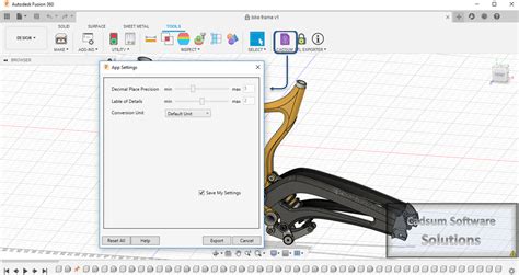 Fusion 360 stl export settings.  Is there a way to set a default STL export quality...