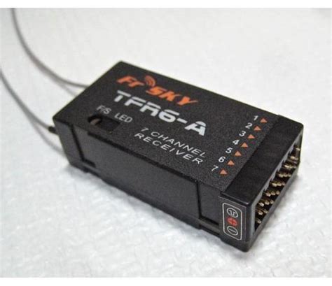 Futaba fasst receiver. The TFR6-A supports two selectable failsafe setting op...