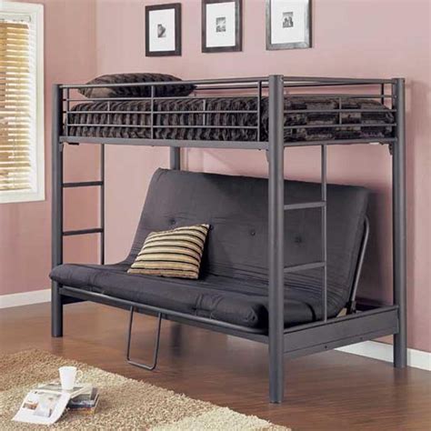 Futon Bunk Bed With Mattress Included Bundle Wayfair