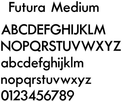 Futura Medium Font Generator