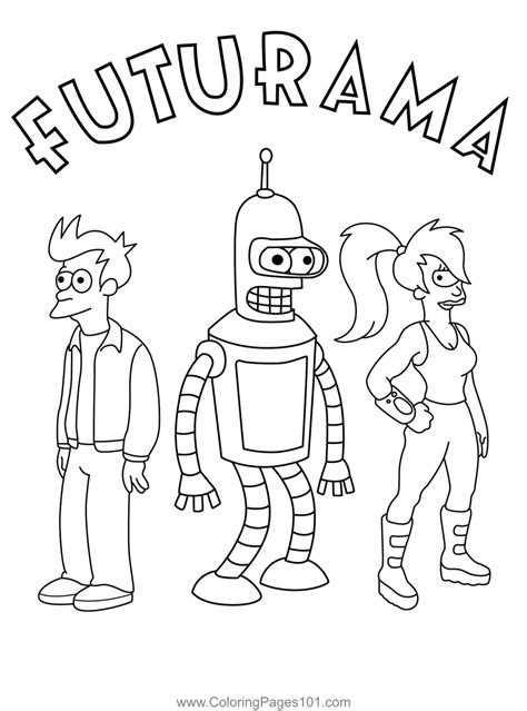 Futurama Coloring Pages