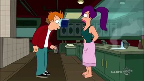 Futurama S 4 E 9 Teenage Mutant Leelas Hurdles. Now interactive! Joystick controls Fry's left ear. A close encounter with rejuvenating tar at a Neptunian spa regresses the Planet Express staff back to their early teens (except for Professor Farnsworth, starts out as a 53-year-old before regressing to a child). 