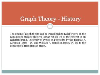 Future historians of graph theory