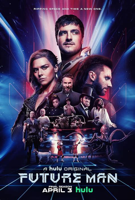 Future man where to watch. Released: 2017–2020. 7.5 / 10. 7.7 / 10. Rated: TV-MA. Director: Evan Goldberg, Seth Rogen. Cast: Josh Hutcherson, Eliza Coupe, Derek Wilson, Haley Joel Osment. Josh Futturman, a janitor by day/world-ranked gamer by night, is tasked with preventing the extinction of humanity after mysterious visitors from the future proclaim him the key to ... 