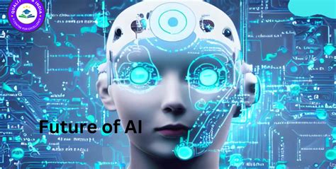 Futuristic AI interface with digital elements