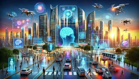 Futuristic AI community interface on Discord