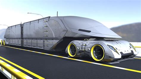 Futuristic Truck - Download Free 3D model by Valentin N …