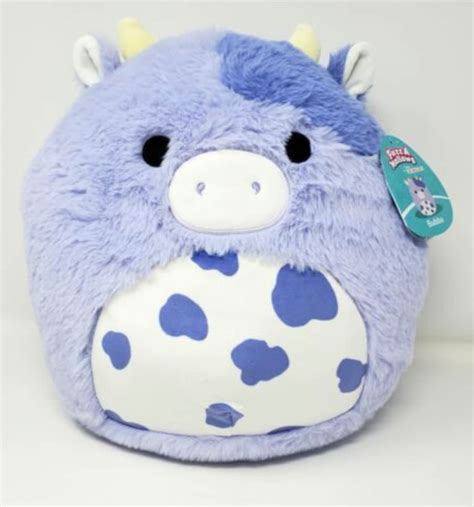 Fuzzamallow bubba. Color: Connor Cow Fuzzamallows. COLLECTIBLE CUTENESS - Squad up and collect the entire line of cute animals. PERFECTLY SIZED - These animals are warm cuddly fun and the right size for taking with you wherever you go. 